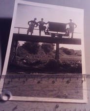 Altes Foto Männer mit Lore