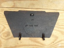 Vintage alter antiker Feuereisen Kamin seltener Rücken Schornsteinklappe Dämpfer 