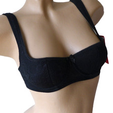 Balconette BH schwarz weiß