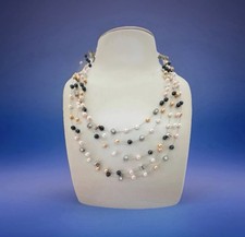 Perlenkette Schwebende Perlen 