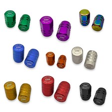 Ventilkappen SET OM Tuning 2 Stk für Motorrad Auto Fahrrad Moped Roller Simson