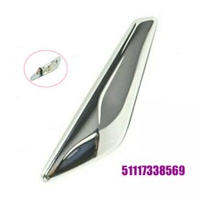 Chrom Kotflügel Emblem vorne