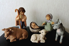 Goebel Nina & Marco Weihnacht – Maxikrippe große Krippe  6- teilig