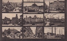 AK Dortmund, 9-Bild Topo