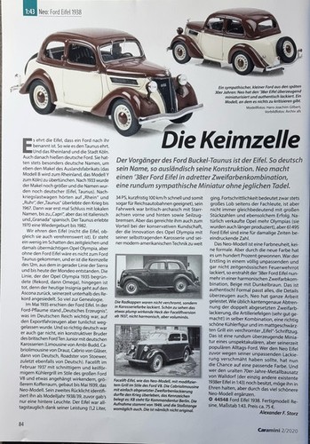 Ford eifel 1938 1 43 - ,