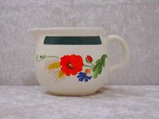 DDR Design Torgau Keramik Milchkrug - Vintage um 1970 - Landhaus-Stil - Blumen