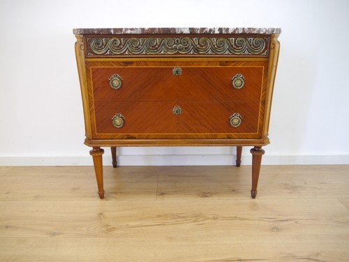 Biedermeier kommode mahagoni - biedermeier,