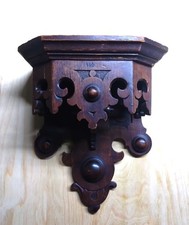 Antike Holz-Wandkonsole –