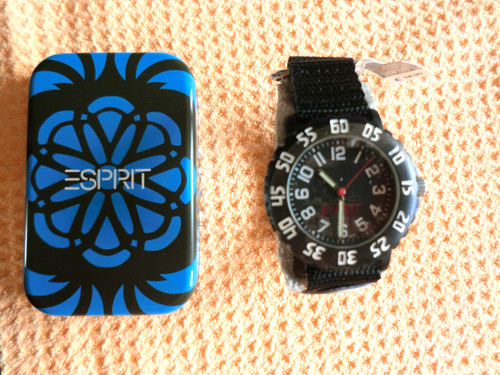 Damen esprit uhr schwarz - damen, neu
