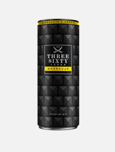 Three sixty vodka maracuja - three,