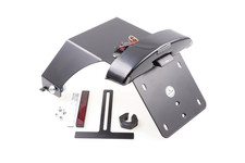 Cult-Werk Kennzeichen Halter mit Rücklicht und Blinker für Harley Fatbob 18-24