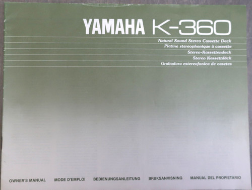 Yamaha 360 orig - yamaha, k-360,