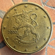 50 Eurocent Münze Finnland 2000 Vor Euro Einführung Umlaufmünze Sammelmünze
