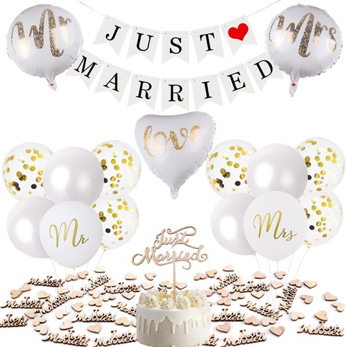 Just married deko - married,