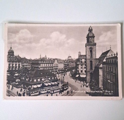 Alte ansichtskarte frankfurt - alte,