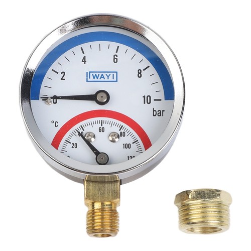 Heizungsanlage manometer 2in1 - heizungsanlage,