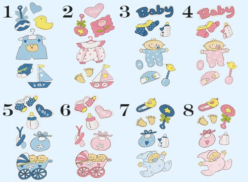 Holzsticker holzfiguren baby - holzsticker,