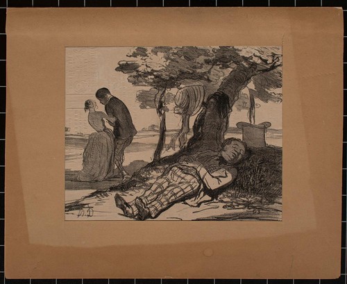 Honoré daumier plaisirs - daumier, la