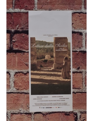 Plakat buchstaben aus - buchstaben, sizilien
