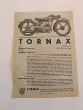 Original Prospekt Tornax