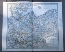 Landkarte NO-Deutschland