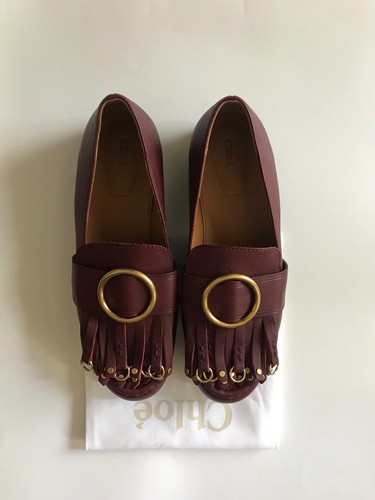 Chloè schuhe weinrot 36 - schuhe, weinrot,