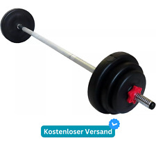 20kg Langhantel Hantelset Hantelstange Aerobic mit Hantelscheiben 20kg