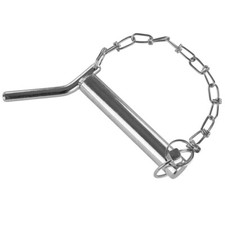 Sicherungsbolzen 37 x 175 mm mit Kette und Splint Sicherung Traktor Schlepper