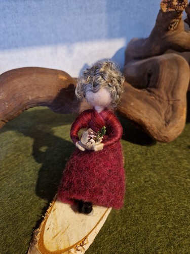 Deko filzfigur mädchen - deko, mit