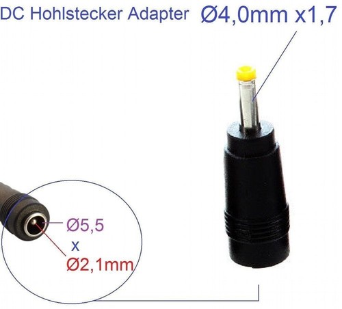 0mm stecker auf - auf, 5,5mm