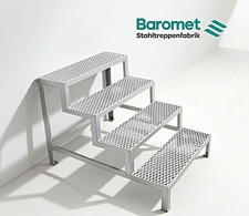 4 Stufen Metalltreppe