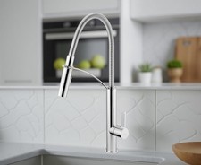 DEANTE Küchenarmatur Gerbera Spültischarmatur mit ausziehbarem Auslauf Chrom