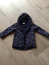 Topolino Mädchen Softshelljacke Gr. 116 marine mit Punkten NEU