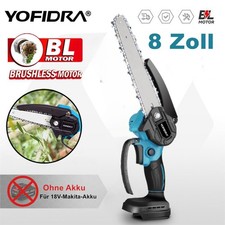8'' Elektro Akku Kettensäge Motorsäge Handkettensäge Für18V Makita Ohne Batterie
