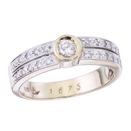 Ring brillanten 585er - brillanten,
