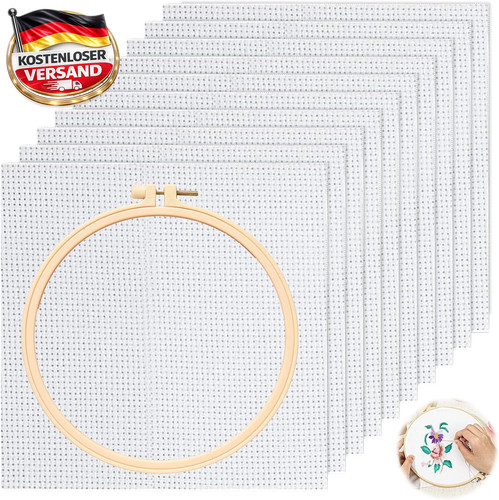 Kreuzstich stoff set 20x20cm - stoff,