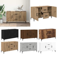 Sideboard Beistellschrank 100x36x60 cm Anrichte aus Holzwerkstoff Schließfächer