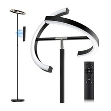 SIBRILLE Stehlampe LED Dimmbar, Schwarz Stehlampen Stehleuchte 20W Modern