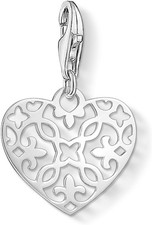 Thomas Sabo Damen Charm Anhänger Ornament Herz 925 Sterling Silber 