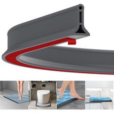 Schwallschutzleiste Dusche Gummi Wasserstopper Duschschwelle Bad Wasserbarriere
