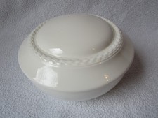V&B Villeroy&Boch Porzellan Konfekt Deckeldose weiß m. Girlande rund 12,5x6,5cm
