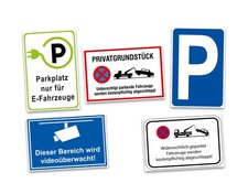 Hinweisschild Alu