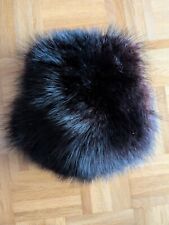 Muff Zobel Marder Pelz braun alt antik Vintage Dunkelbraun 1930/1940