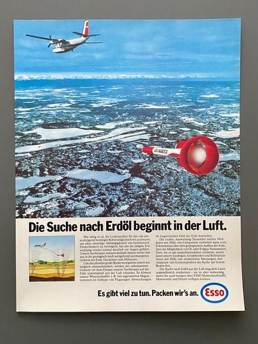 Esso erdöl flugzeug - esso,