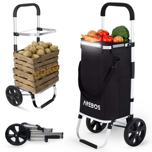 Arebos 3in1 einkaufstrolley - 3in1,