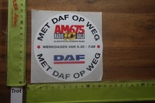 Alter Aufkleber LKW Spedition Transporte DAF Niederlande Radio 10 Gold