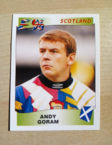 Panini euro 1996 andy goram - panini,