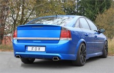 FOX Sportauspuff Opel Vectra C, Bj. 2006-2008, Endrohr 142x78mm re/li