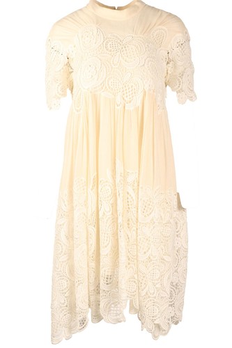 Chloé minikleid creme - chloÉ,