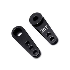 ✅ 2 x Alu Servohorn Servohebel 26 mm CNC 25T für Futaba, Align, Savöx, KST